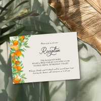 Réception de mariage Citrus Fleur d'Orange