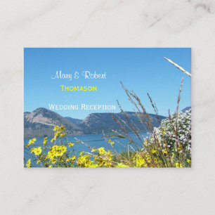 Carte D'accompagnement Réception de mariage du Grand Teton National Park