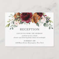 Réception De Mariage Floral Orange Bourgogne