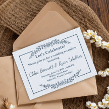 Réception De Mariage Rustique Monochrome Floral
