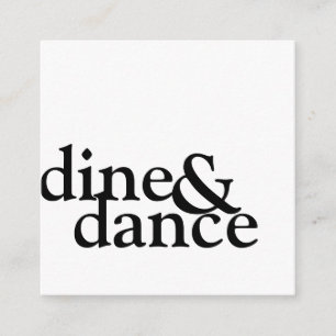 Carte D'accompagnement réception minimaliste noir et blanc