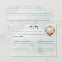 Recette de Fête des mariées Aqua Coastal Seashell