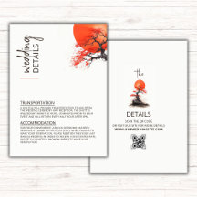 Red Sun et Old Sakura Détails du Mariage