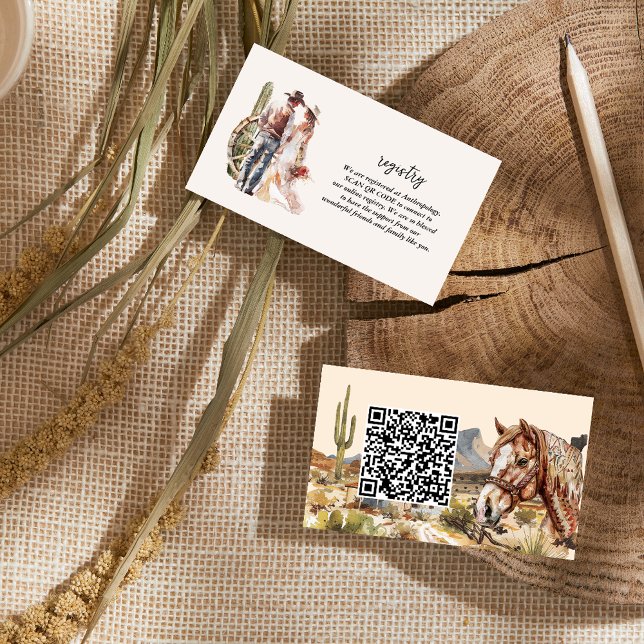 Carte D'accompagnement Registre des cadeaux des Wedding showers de l'Oues (Créateur téléchargé)