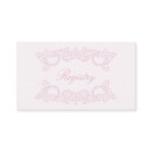 Registre Mariage de code QR Rose Elegant Vintage E