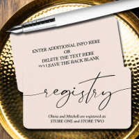Registre mariage écriture moderne simple