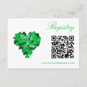 Carte D'accompagnement Registre Mariage Lucky In Love