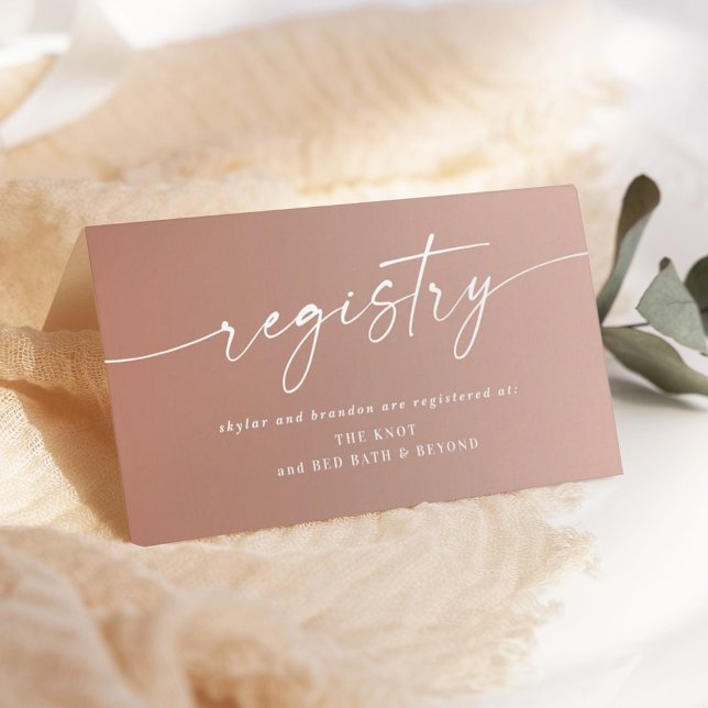 Carte D'accompagnement Registre minimal des Mariages de fond Ombre gris e (Créateur téléchargé)