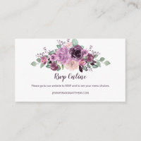 Réponse en ligne Sangria Violet Mauve Floral |