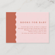 Retro Blush & Terracotta Waves Livres pour bébé