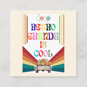 Carte D'accompagnement Retro Grand-père est Cool