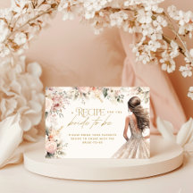 Robe de récéption florale de mariage avec envelopp