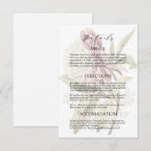Romantique Vintage Peony Détails du Mariage