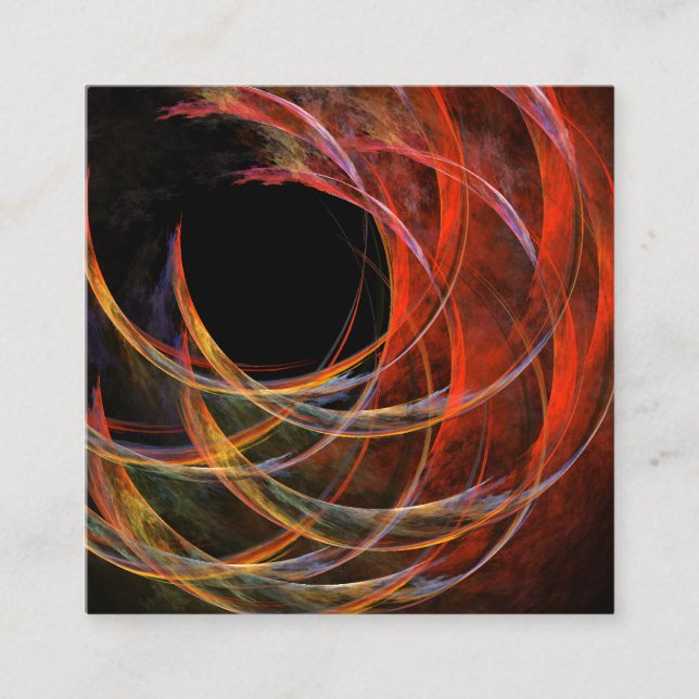 Carte D'accompagnement Rompre le cercle de l'art Abstrait (Devant)