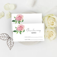 Rose - devine combien de baisers jeu de mariage