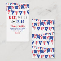 Rouge, Blanc & Due ! 4 juillet Baby shower