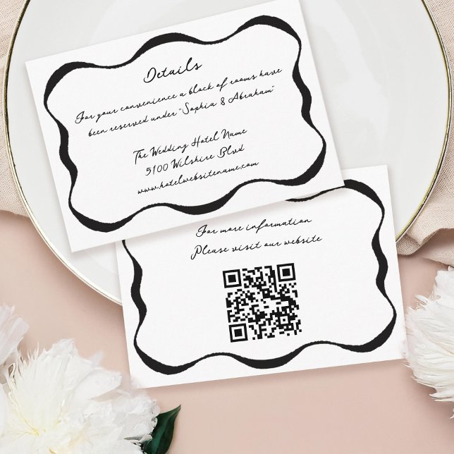 Carte D'accompagnement Ruban encré (Créateur téléchargé)