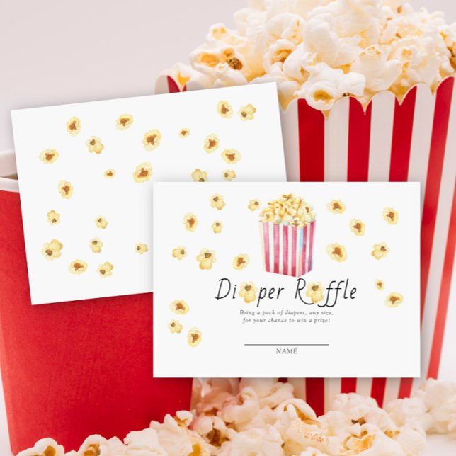 Carte D'accompagnement Rupture de baby shower de maïs soufflé (Créateur téléchargé)