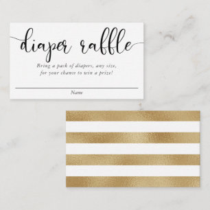 Carte D'accompagnement Rupture minimaliste simple or noir blanc