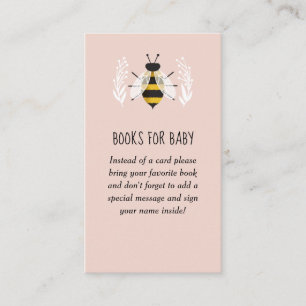 Carte D'accompagnement Rustic Girl Mama to Bee Baby shower Demande de liv