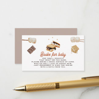 Carte D'accompagnement S’more Love Books for Baby shower