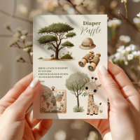 Safari Faune Sauvage Garçon Bébé Tirage au Sort Co