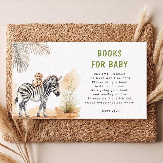 Carte D'accompagnement Safari Wild Baby Animal Livres Pour Baby Baby show (Créateur téléchargé)
