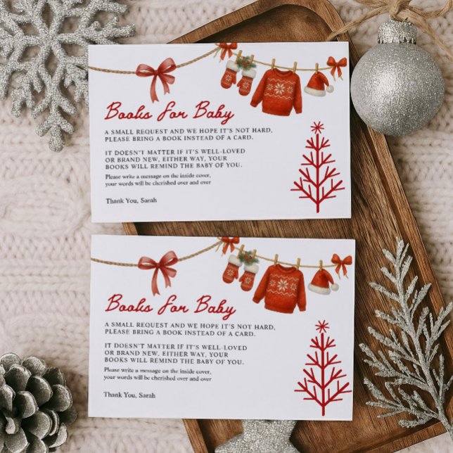 Carte D'accompagnement  Santa Books for Baby Card  (Créateur téléchargé)