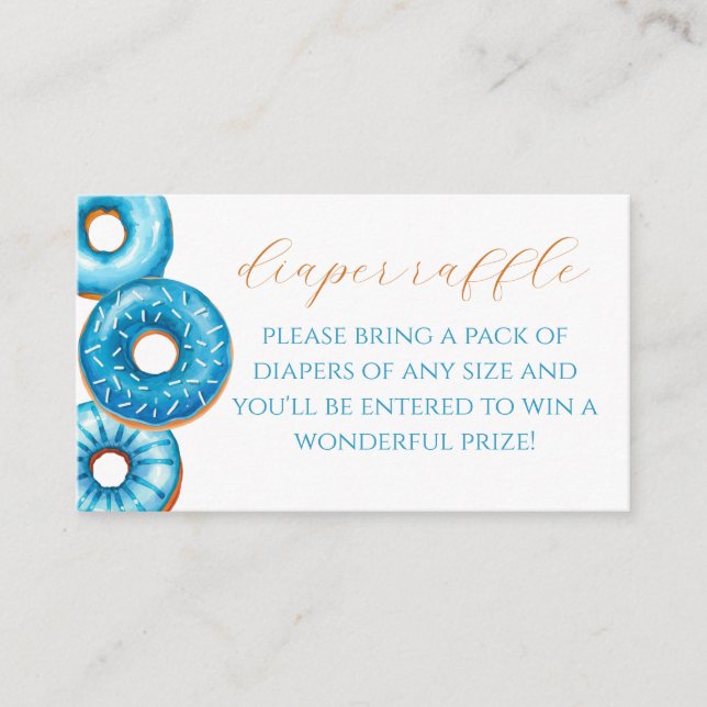 Carte D'accompagnement Saupoudré avec Love Diaper Raffle Insertion (Devant)