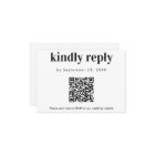 Scan QR code RSVP Bold Mariage Insertion