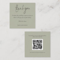 Script QR Code Galerie de photos Mariage Merci