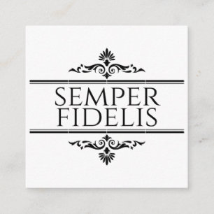 Carte D'accompagnement Semper Fidelis