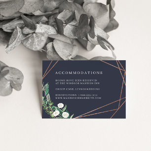 Carte D'accompagnement Serre Hébergements hôteliers Mariages