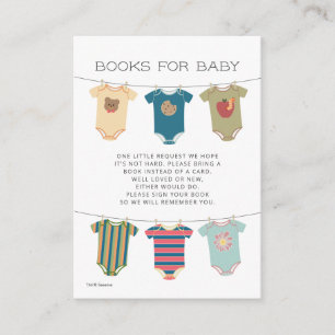 Carte D'accompagnement Sesame Pals Bodysues Baby shower Demande de carnet