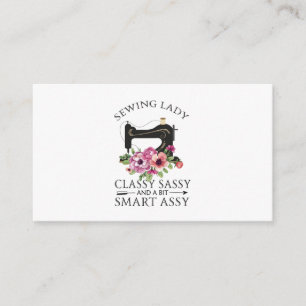Carte D'accompagnement Sewing Lady Class Sassy And A Bit Smart Assy