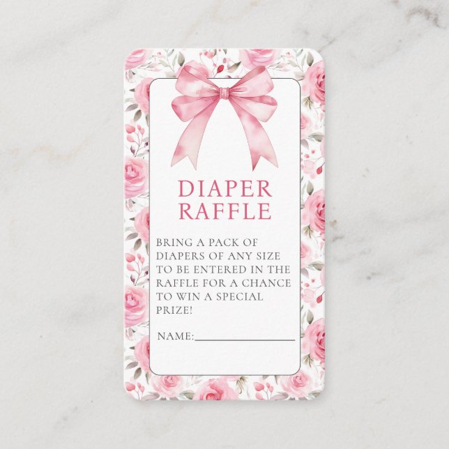 Carte D'accompagnement Shabby Chic Coquette Pink Love Shack Baby shower (Devant)