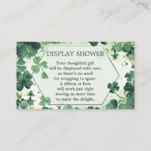 Shamrock Lucky en amour nuptiale douche