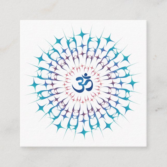 Carte D'accompagnement Shri Yantra ou Sri Chakra - Glowing Energy (Devant)