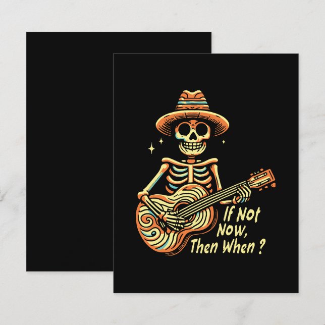 Carte D'accompagnement Si Pas Maintenant, Alors Quand (Devant / Derrière)