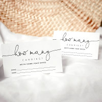 Simple Calligraphie Devine Combien De Candies