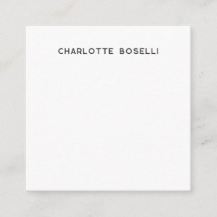 Carte D'accompagnement Simple minimaliste élégant classique professionnel