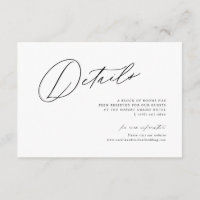 Simple moderne minimaliste écriture manuscrite Dét