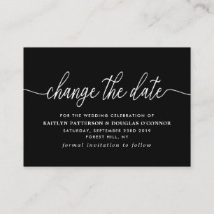 Carte D'accompagnement Simple Modification De Script La Date