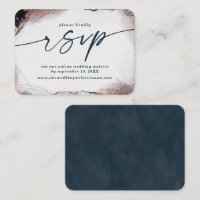 Site de Mariage bleu de la Marine Abstraite modern
