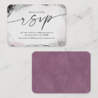Site de Mariage moderne Abstrait clair violet RSVP