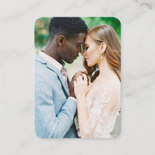 Carte D'accompagnement Site mariage QR Code photo RSVP