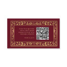 Site Mariage Red Royal Sword RSVP QR Code
