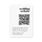 Site mariage | RSVP QR Code Photo Retro