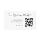 Site web | Elegant Chic RSVP QR Code