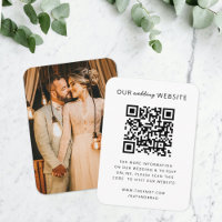 Site web | QR code Minimum Photo RSVP